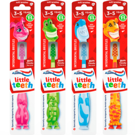 detail Aquafresh zubní kartáček Kids Little Teeth 3 -5 year (12)
