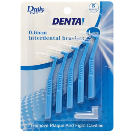 detail Daily Care mezizubní kartáčky L 5ks/0,6mm (36)
