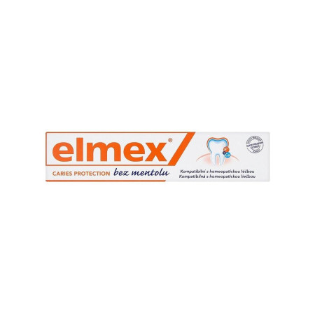 chi tiết Elmex zubní pasta 75ml Caries Protection bez mentolu