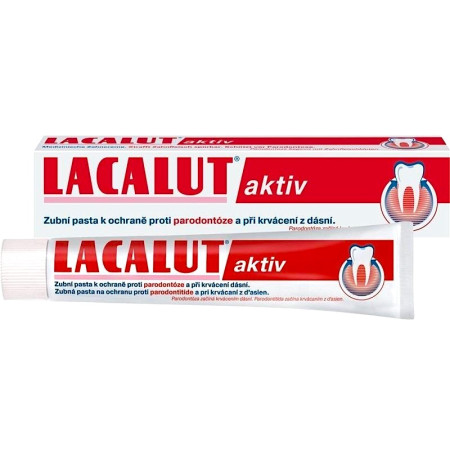 detail Lacalut zubní pasta 75ml Aktiv