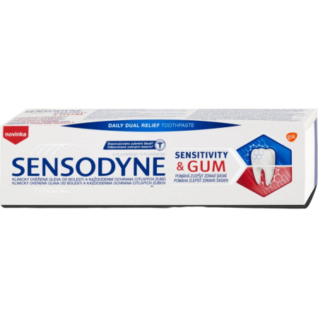 chi tiết Sensodyne zubní pasta 75ml Sensitivity Gum