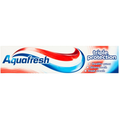 chi tiết Aquafresh zubní pasta 125ml triple protection