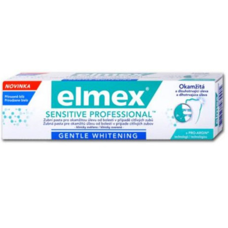 chi tiết Elmex zubní pasta 75ml Sensitive Professional whitening (modrý) (12)