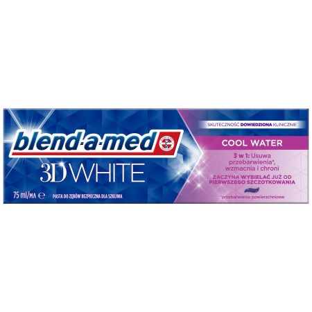 chi tiết Blend a Med 3D White zubní pasta 75ml Cool Water (12)