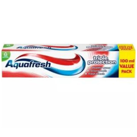 chi tiết Aquafresh zubní pasta 100ml Triple Protection (12)