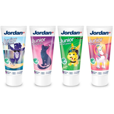 detail Jordan zubní pasta Junior 6-12 years 50ml (15)
