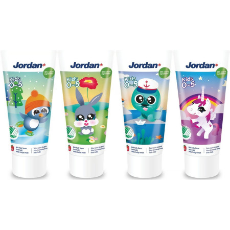 detail Jordan zubní pasta Kids 0-5 years 50ml (15)