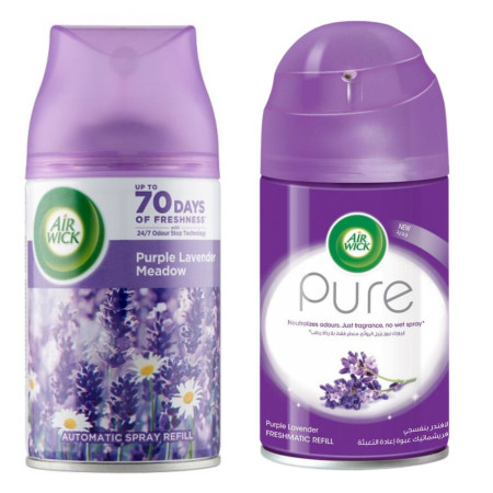 chi tiết Airwick freshmatic náplň 250ml Purple Lavender Meadow (6)
