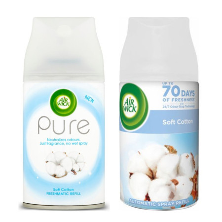 chi tiết Airwick freshmatic náplň 250ml Soft Cotton (6)