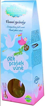 detail Emblezze (Embfresh) vonné tyčinky 35ml dítě prášek vůně
