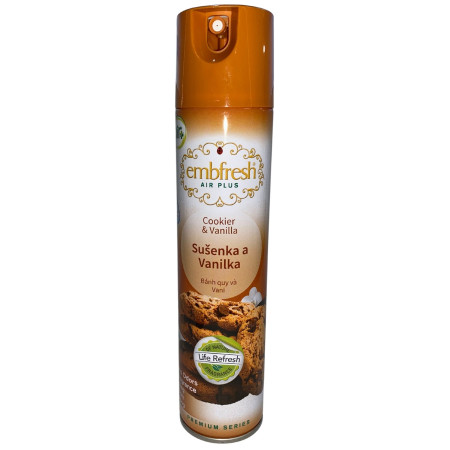 detail Emblezze (Embfresh) sprej 240ml Sušenka a Vanilka