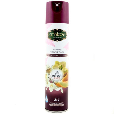 chi tiết Emblezze (Embfresh) sprej 240ml Bílé květy Meloun Vanilka (White Flower)