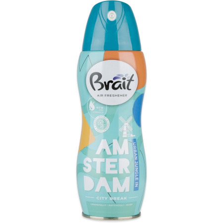 detail Brait osvěžovač vzduchu sprej SHAPE 300ml Amsterdam (12)