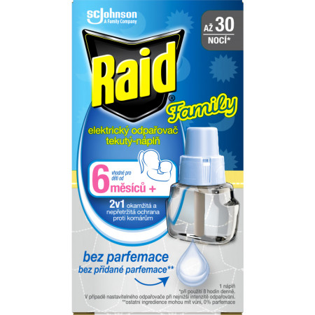 chi tiết Raid elek. odpařovač tekutá Family 21ml