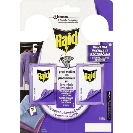 detail Raid proti molům 2ks lavender