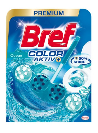 chi tiết Bref kuličky WC závěs 50g Blue active Ocean - Turquise