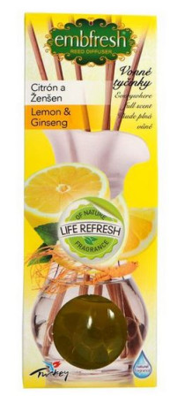 detail Emblezze (Embfresh) vonné tyčinky 35ml Citron & ženšen