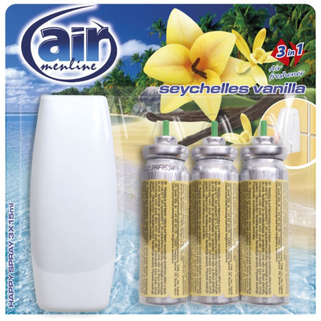 chi tiết Air osvězovač s rozprašovačem 3x15ml Vanilla seychelles (10)