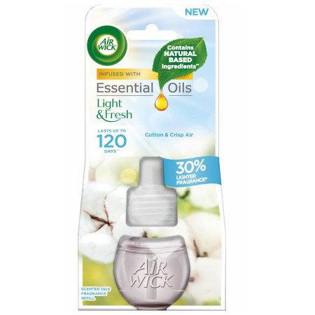 chi tiết Airwick 19ml náplň Cotton a Crisp Air (svěží bavlna) (6)