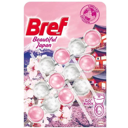 detail Bref kuličky WC závěs 3x50g Beautiful Japan