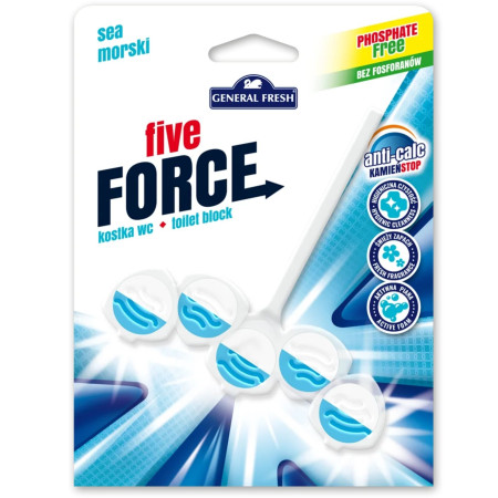 chi tiết Five Force 50g Kostka do WC - Sea (10)