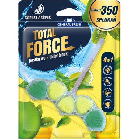 detail Total Force 40g Kostka do WC - Citrus (12)