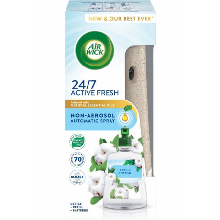 detail Airwick 228ml Active Fresh Komplet - Fresh Cotton (4)