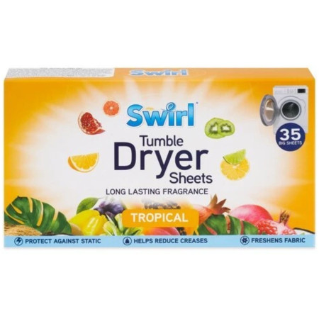 detail Swirl ubrousky do sušičky - Tropical 35ks (20)