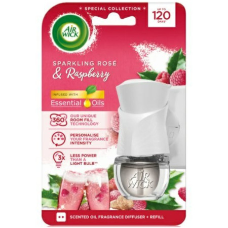 detail Airwick 19ml electric komplet Sparkling Rose and Raspberry (6)