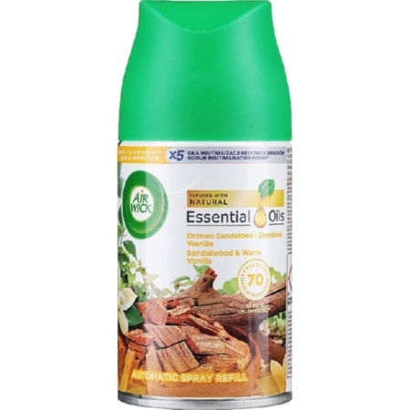 detail Airwick freshmatic náplň 250ml Sandalwood Vanila (6)