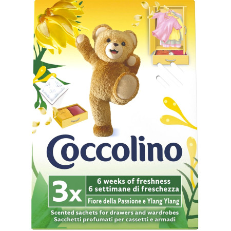 chi tiết Coccolino vonné sáčky 3ks Ylang Ylang (žlutozelené)