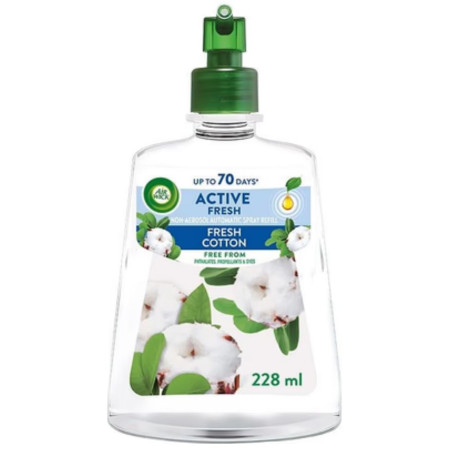 detail Airwick 228ml Activ Fresh náplň Linen & White Orchid (4)