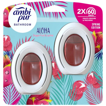 chi tiết Ambipur Bathroom osvěžovač koupelny 2x8ml Dragon Fruit & Lychee (6)