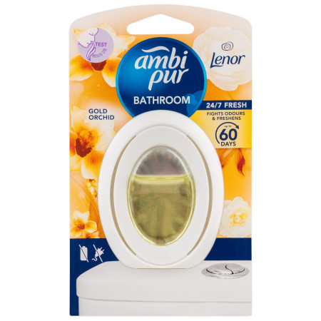 chi tiết Ambipur Bathroom osvěžovač koupelny 8ml Gold Orchid (8)
