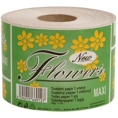 chi tiết TP Flower Maxi solo toaletní papír 1vrstvý 36ks