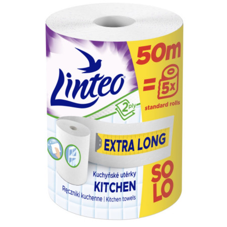 chi tiết Linteo Kuchyňské utěrky XXL 1role 2vrstvé 50m (6)