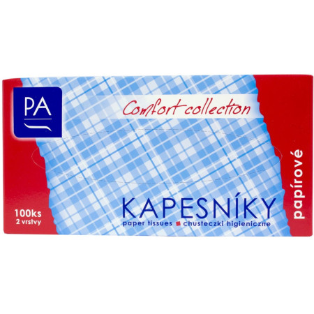 detail PA kapesník krabicka 2.vrstvý 100ks v boxu