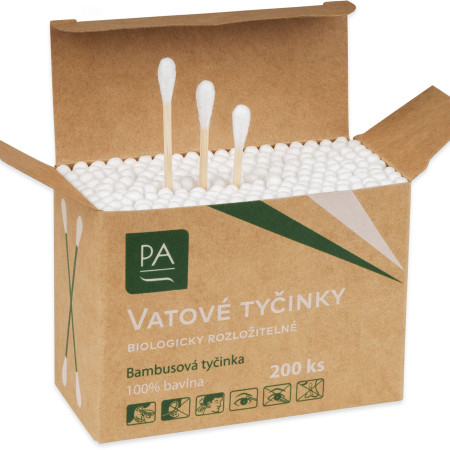 chi tiết PA vatové tyčinky 200ks BOX