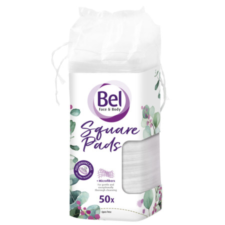 detail Bel Face & Body odličovací tampony 50ks čtvercové (15)