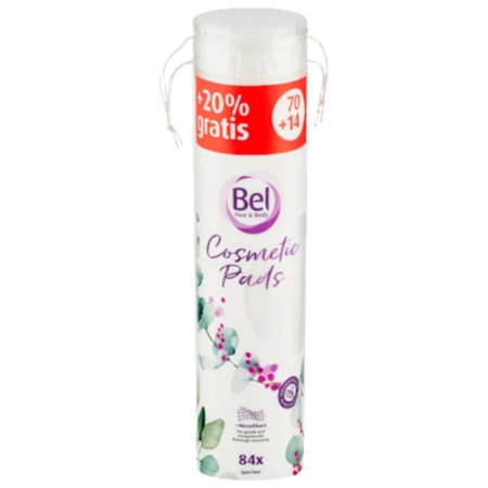 chi tiết Bel Face & Body odličovací tampony 84ks kulaté