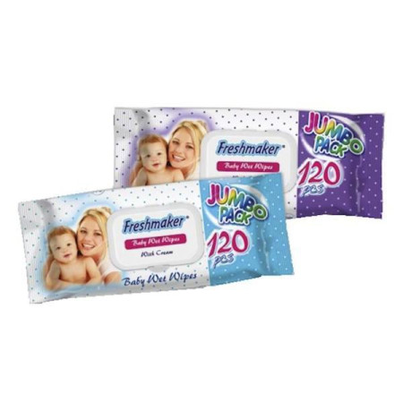 detail Freshmaker Dětské vlhčené ubrousky 120ks Jumbo