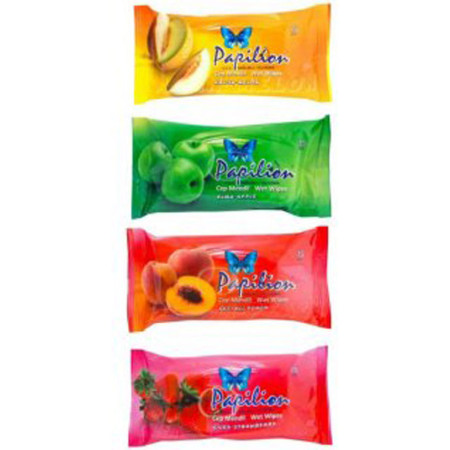 detail Papilion kapesní vlhčené ubrousky 15ks Fruits