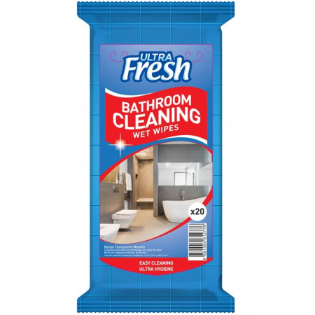 chi tiết Fresh Air čistící ubrousky na koupelnu 20ks
