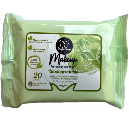 detail Papilion kapesní makeup 4in1 vlhčené ubrousky 20ks Biodegradable