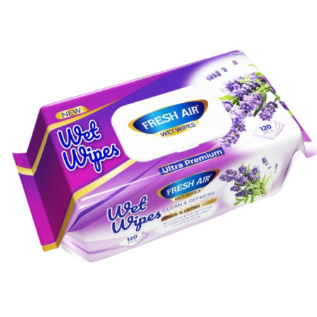 chi tiết Fresh Air Dětské vlhčené ubrousky 120ks Lavender