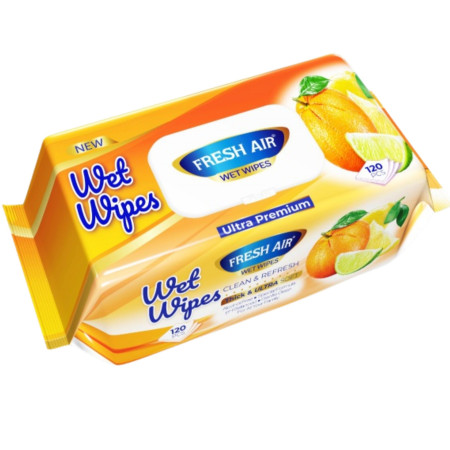 chi tiết Fresh Air Dětské vlhčené ubrousky 120ks Citrus