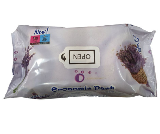 detail Sky vlhčené ubrousky 120ks - Lavender