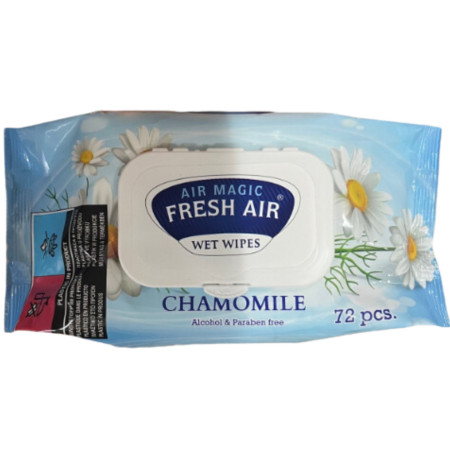 detail Fresh Air vlhčené ubrousky 72ks Chamomile