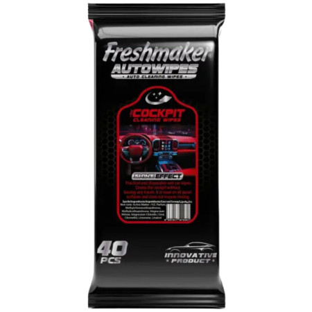 chi tiết Freshmaker čistící ubrousky na auto 40ks Cockpit (24)