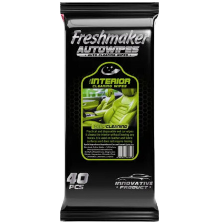 chi tiết Freshmaker čistící ubrousky na auto 40ks Interior (24)